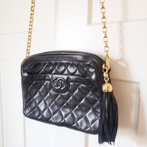 Vintage black Chanel handbag